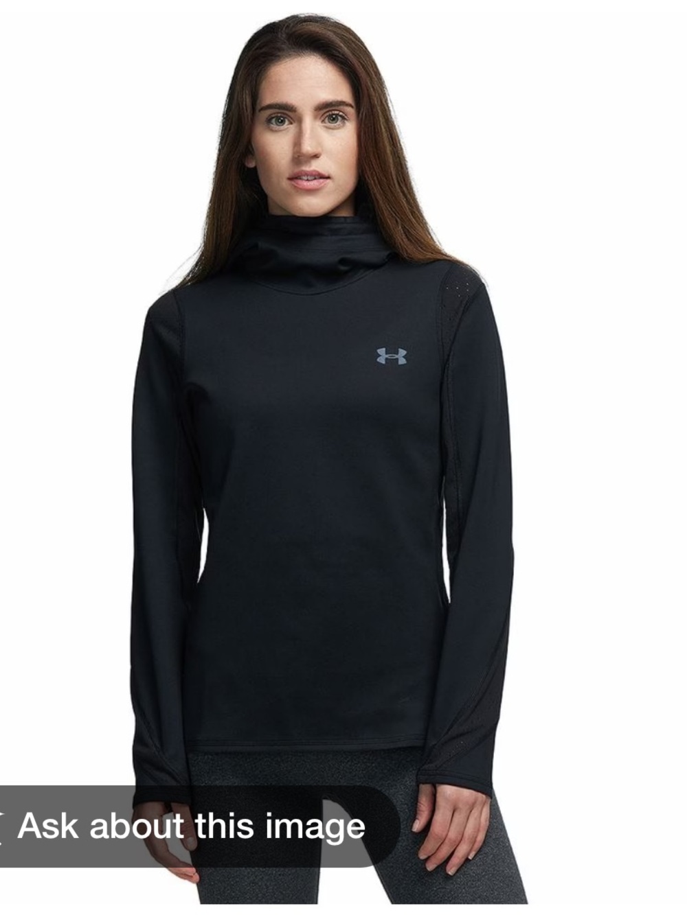 Under Armour Women’s Black ColdGear Balaclava Top